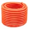 Hydromaxx 2"x100Ft Flexible Corrugated Orange PVC Split Tubing Wire Loom OPVCS0200100 - alternate 1
